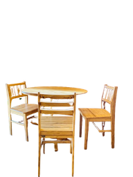 Round Table set with 3 Chairs